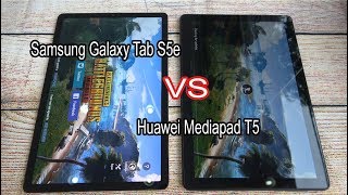 Samsung Galaxy Tab S5e vs Huawei Mediapad T5 | SpeedTest and camera comparison