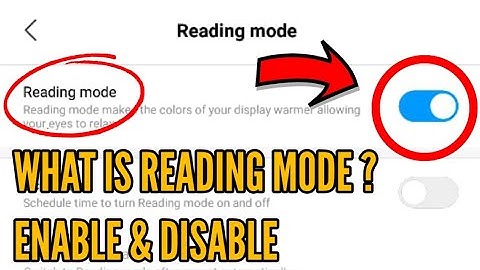 What is Reading Mode in Redmi Note 5 Pro || How to Use Reading Mode in Redmi Phone