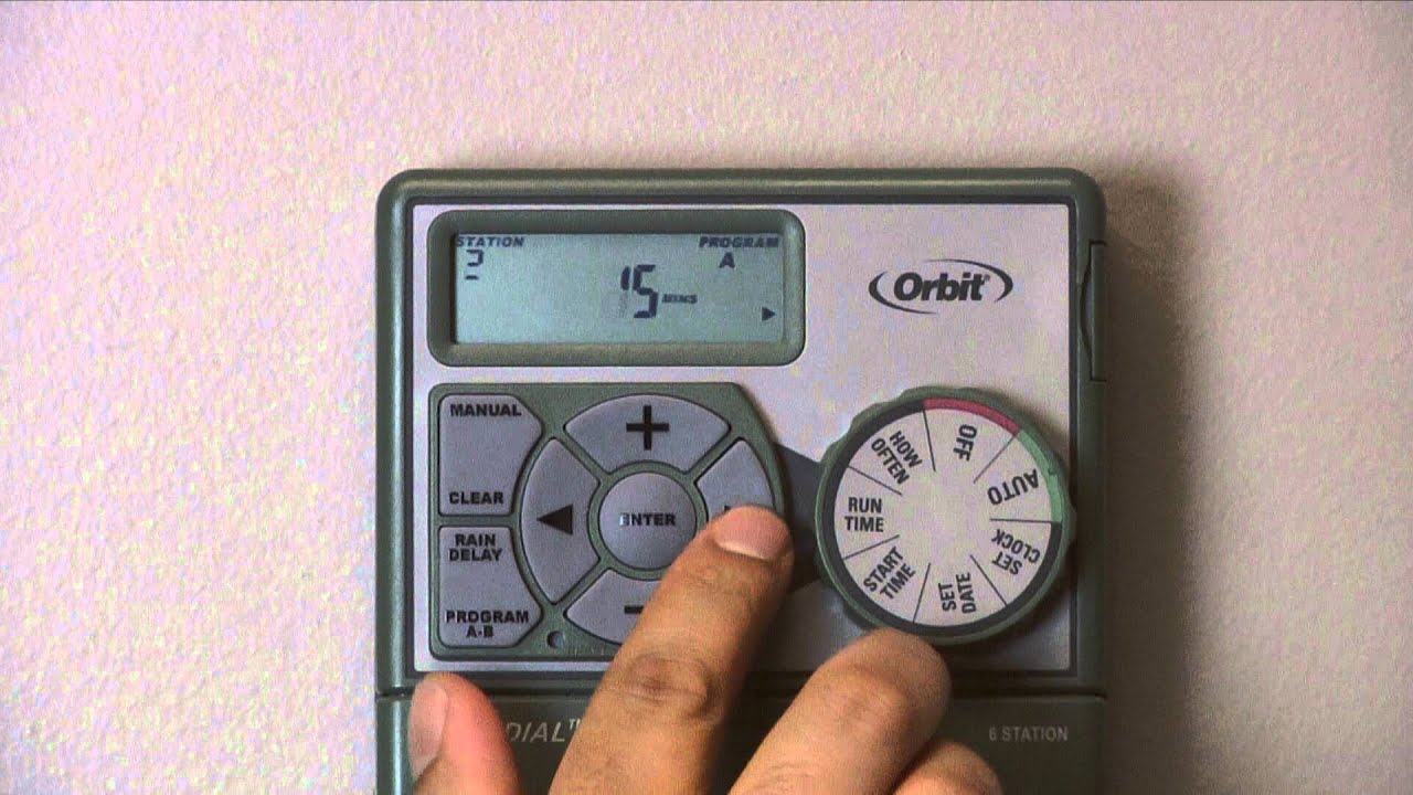 How to Program an Orbit Easy Dial Timer - Advanced Programming - YouTube