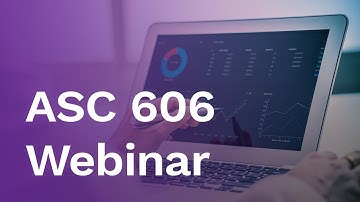 ASC 606 Webinar | Overcome new Revenue Recognition rules in ERP