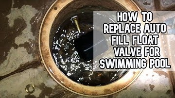 How to replace auto fill float valve water leveler for pool DIY video #leveler #autofillvalve #pool