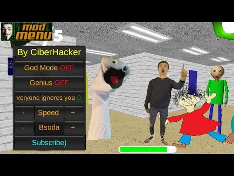 baldi's basics in school education mod menu by Groovy Gamer