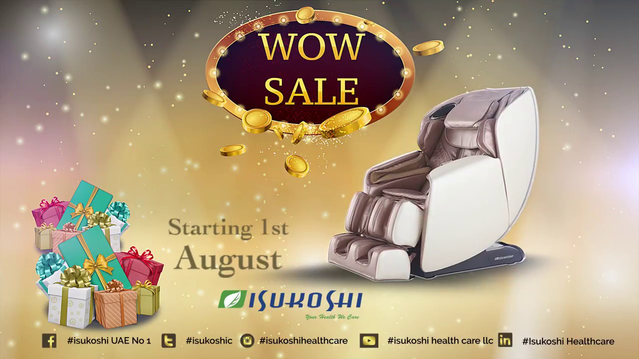 ISUKOSHI Presents WOW SALE Royal signature Luxury Massage Chair YouTube