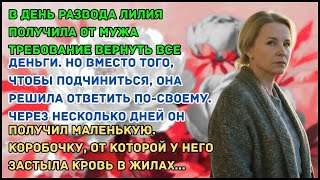 В день развода муж Марины потребовал вернуть все деньги  Она ответила неожиданным поступком…