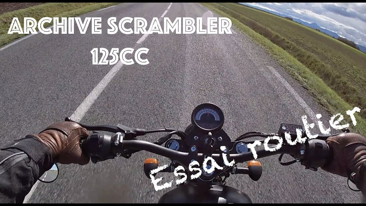 Archive Scrambler 125cc AM 64   Essai routier