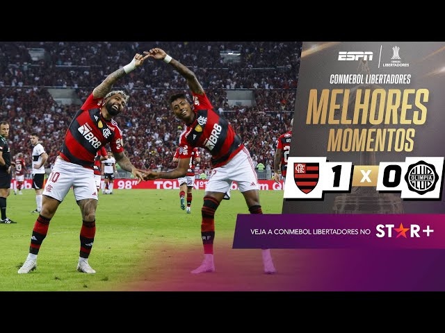 Gol e melhores momentos Flamengo 1x0 Olimpia pela Libertadores