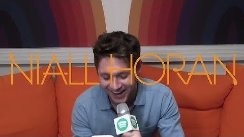 Niall Horan at the Spotify talking about Slow Hands,spotify playlist,most used Emojis & more!!