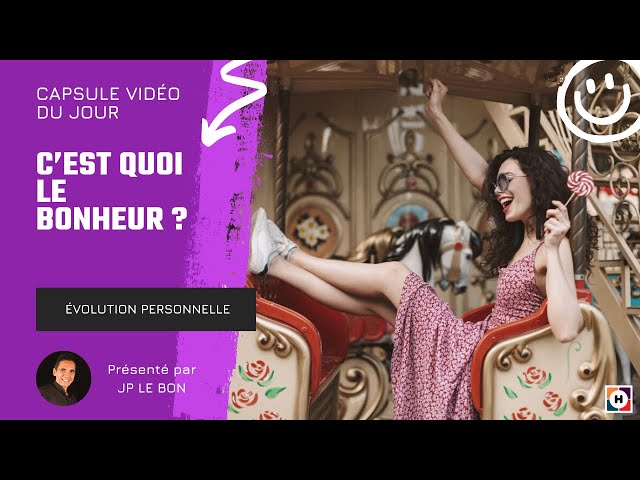 C'est quoi le bonheur - JP LE BON