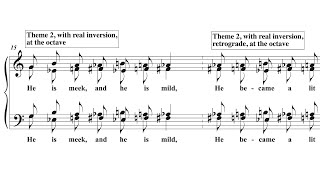 The Lamb (Tavener) Motivic Development analysis chords