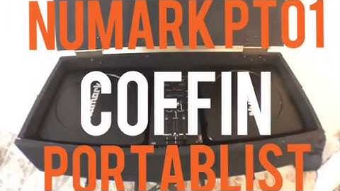 Numark Pt01 Custom Dj Coffin (Portablist)