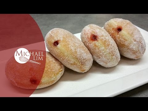 strawberry-jam-donuts