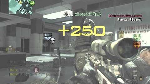 Call of Duty MW3 Epic Momments (Double No Scope with MSR)