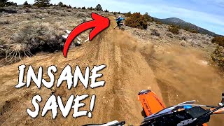 How Did He Save This?! Epic Montana Dirt Biking!