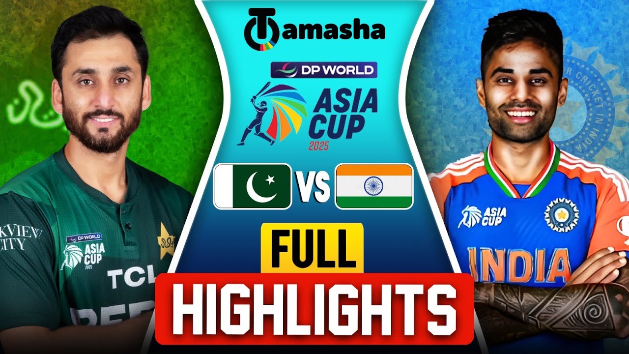 PAK vs IND | Full Match Highlights | Super 4 | Asia Cup 2025 ...
