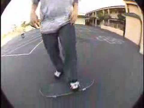 John White switch ollie trick tip Powell Skateboar...