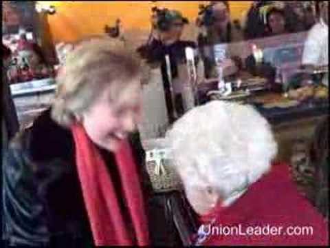 Jan. 4: Hillary Clinton visits the Gala Cafe in Manchester