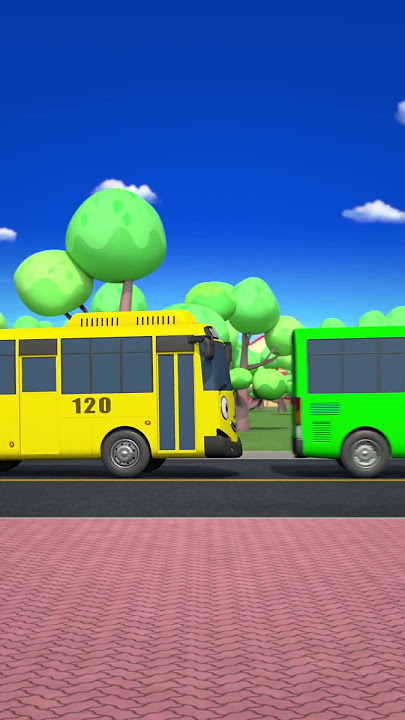 Tayo's color changes over and over! 😆 #Shorts #TayotheLittleBus