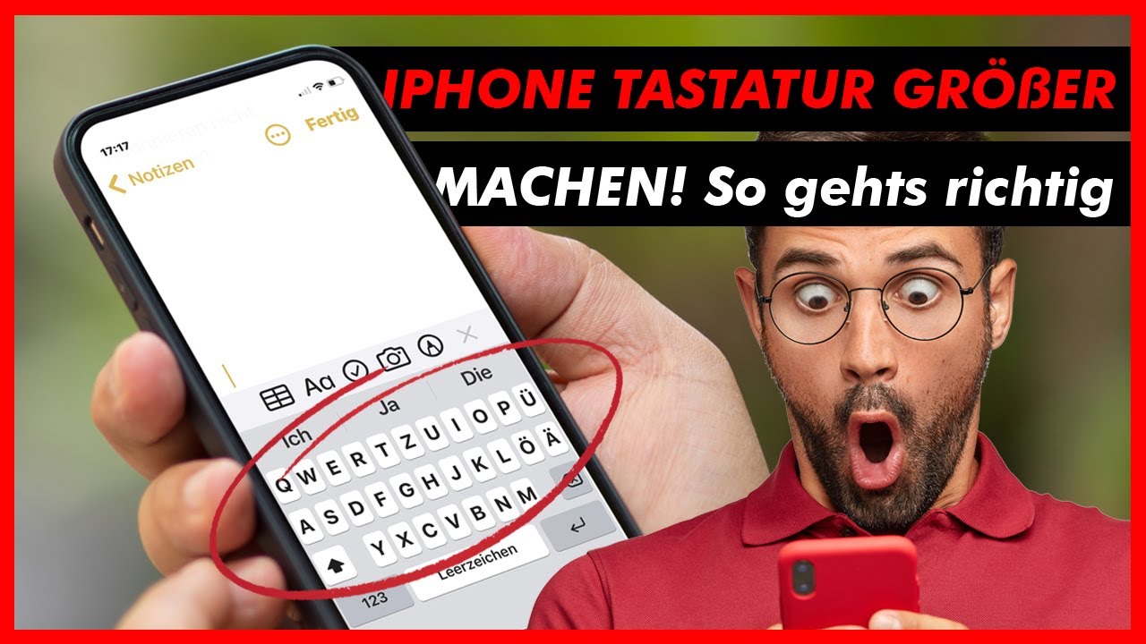 Update iPhone Tastatur größer machen und iPhone Schriftgröße ändern 🧐