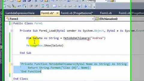 Le nuove Lambda Expression in Visual Basic 2010
