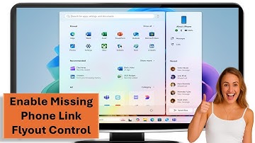 How to Enable or Restore Missing Phone Link Flyout Control Beside Windows Start Menu