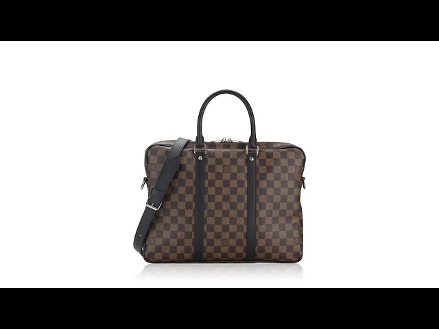 Louis Vuitton Damier Ebene Porte Documents Voyage PM 