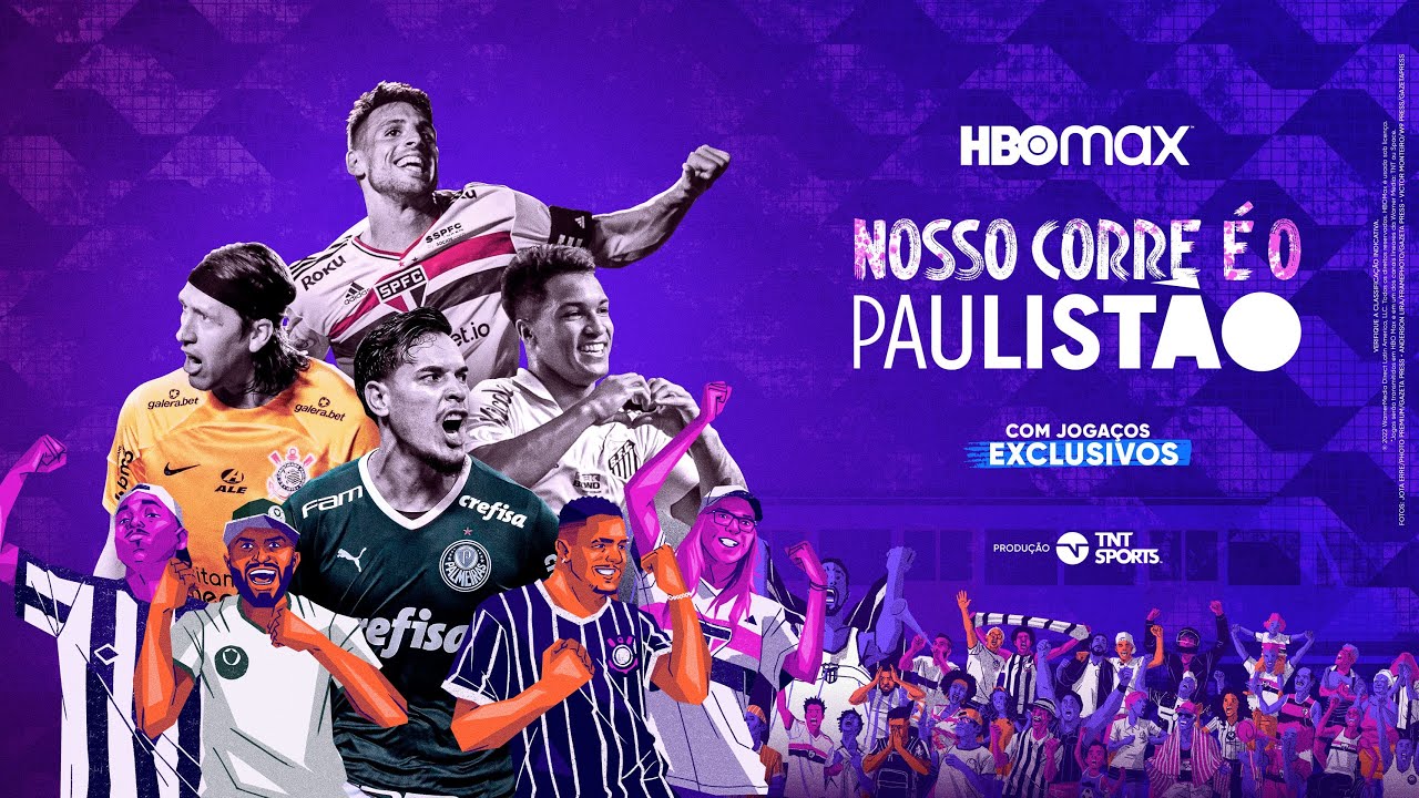 HBO Max adquire direito de transmissão de jogos do Campeonato Paulista 2022