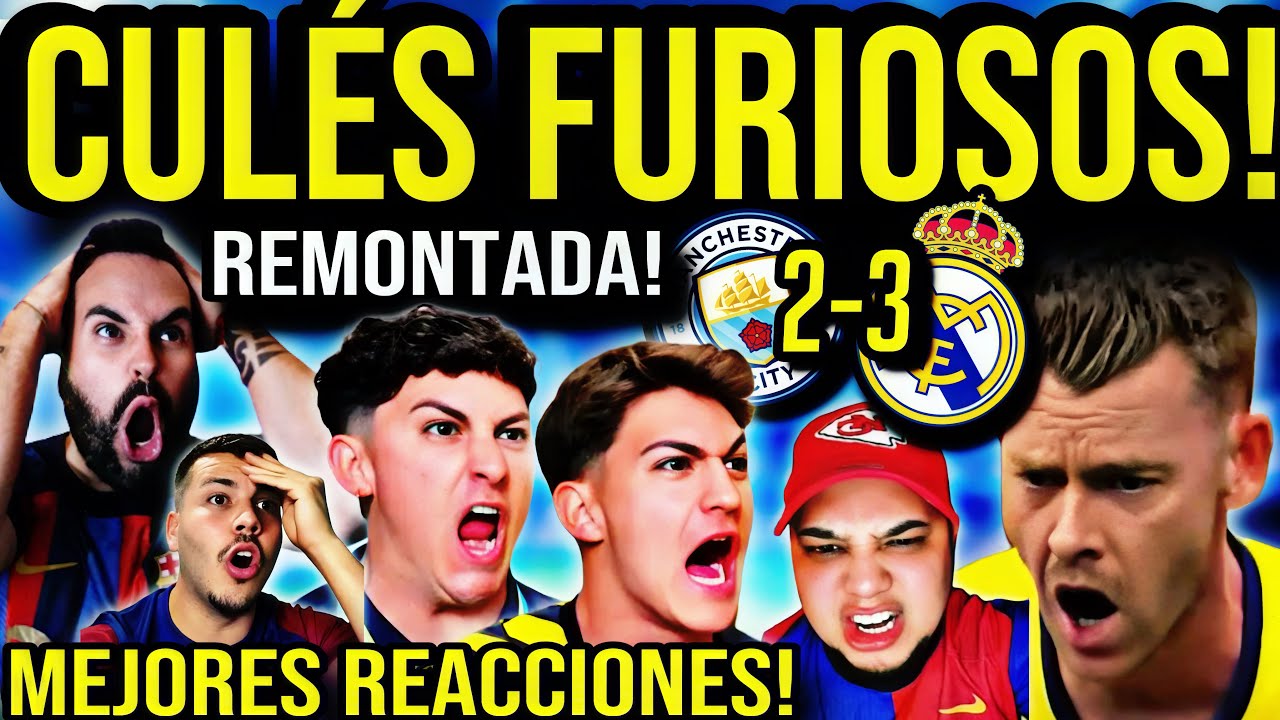 CULÉS LLORANDO OTRA VEZ 🤣 | La REMONTADA del Madrid los Dejó ROTOS!