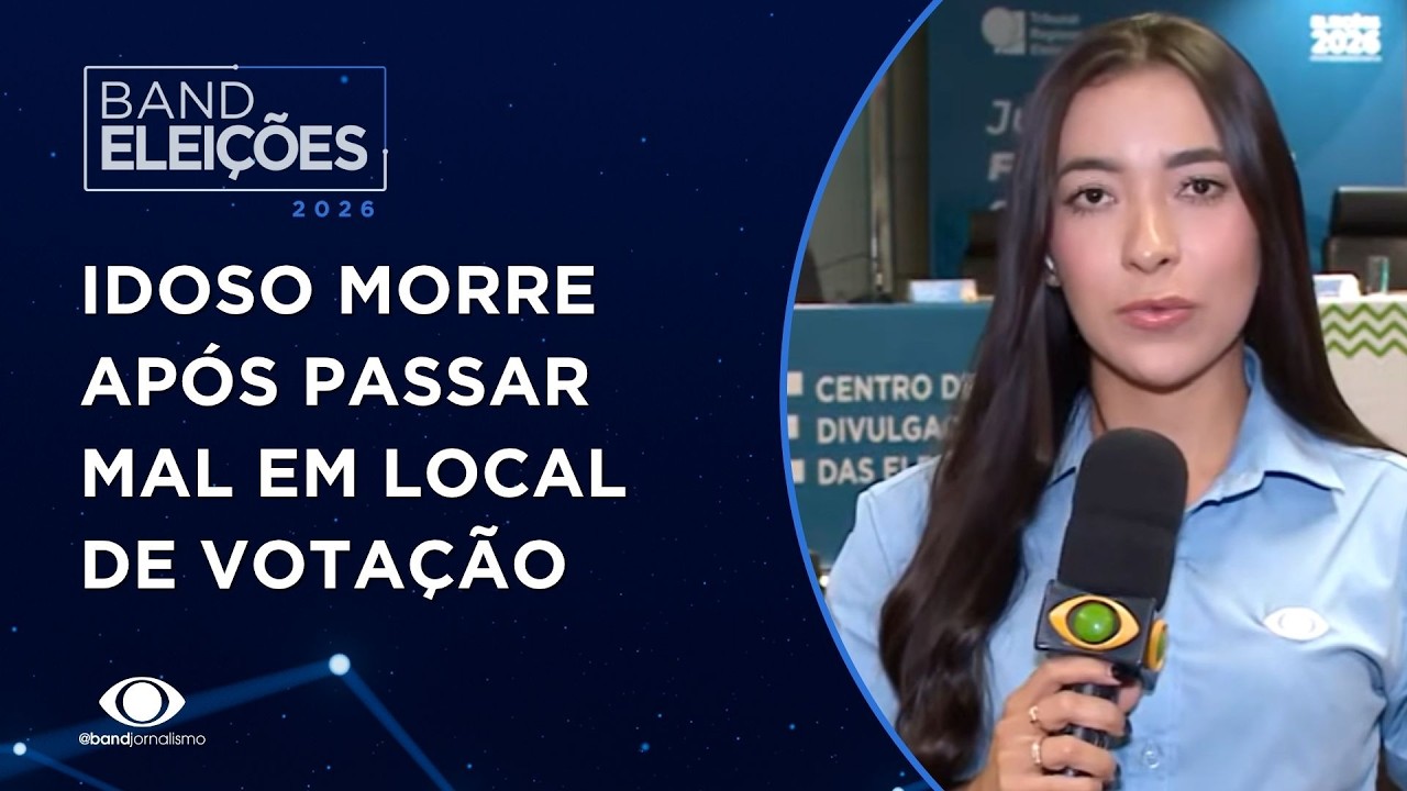 Idoso morre após passar mal em local de votação