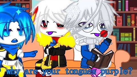 why are your tongues purple💜||meme||Gacha club||Undertale Au||Sans Au✨🎉🎊💖💕||✨💛Kustard💙✨
