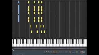 Whiskey In The Jar - Metallica (Easy Piano Tutorial) in Synthesia (100% Speed)