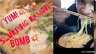 Slurpin Ramen! One Of The Best Ramen in California! Mukbang!