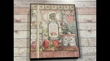 LARGE ALBUM TUTORIAL PT 2 STAMPERIA CASA GRANADA SHELLIE GEIGLE JS HOBBIES AND CRAFTS