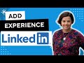 Add your promotion to your LinkedIn profile