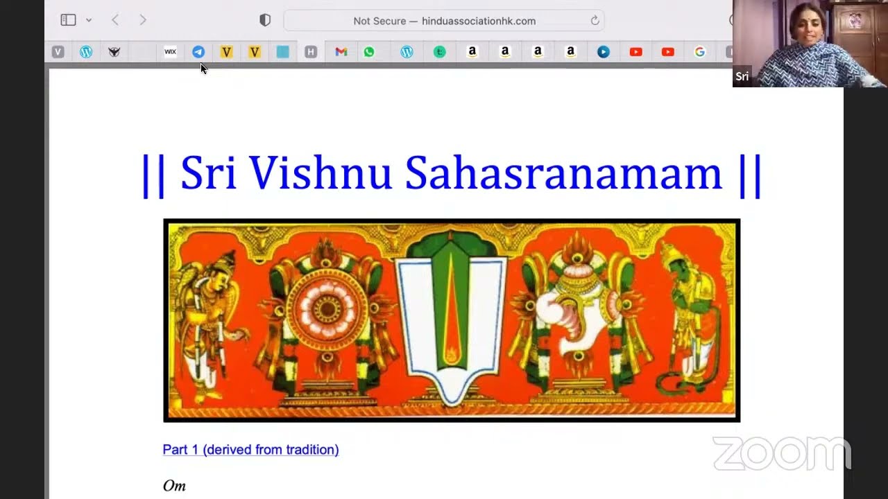 Vishnu Sahasranama - Recitation