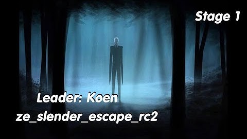 ze_slender_escape_rc2 | Stage 1 | Zeddy Zombie Escape | Ediblo channel