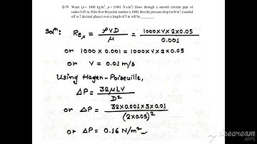 GATE Engineering Science 2019 [Fluid Mechanics XE(B)] Solved Papers