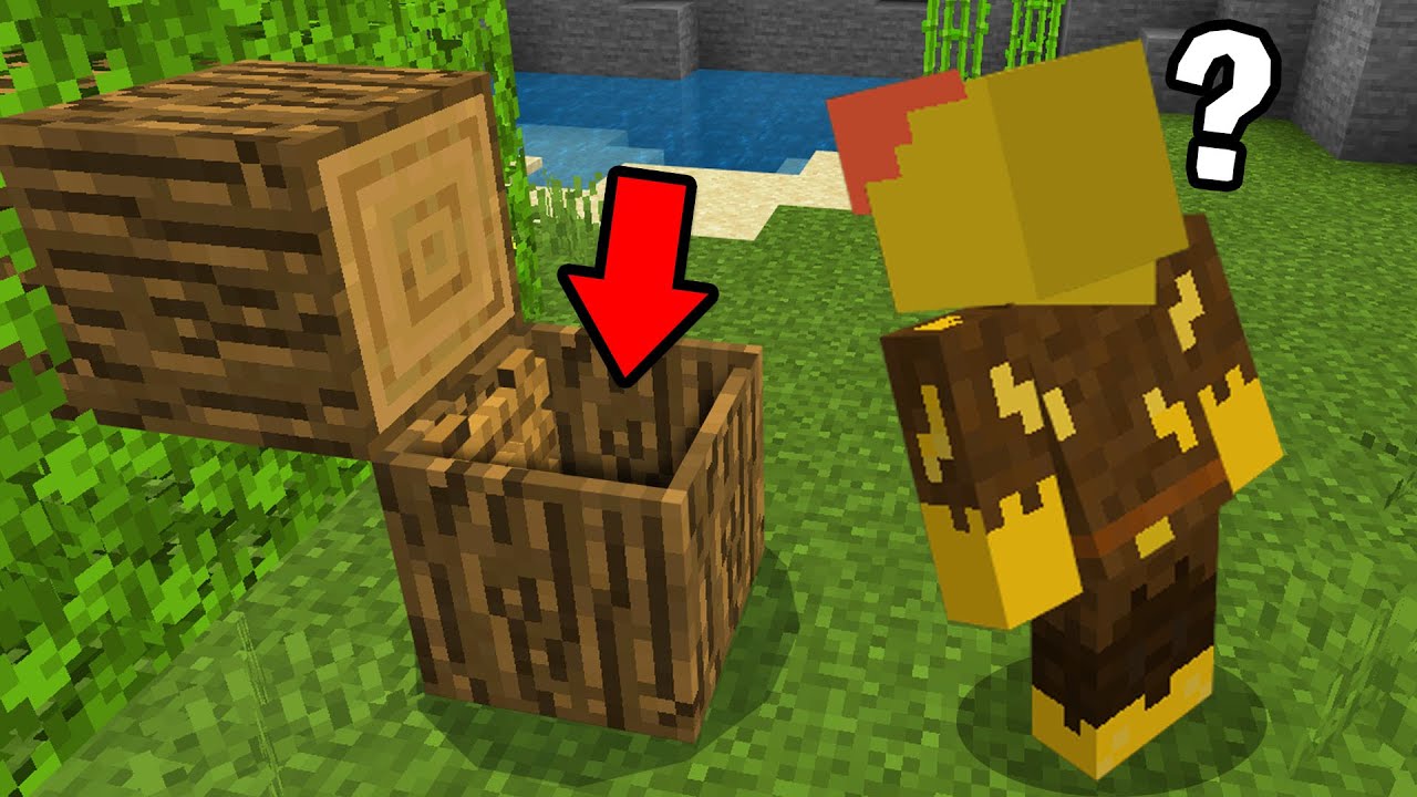 야생하다가 비밀 통로 발견?! 오늘부터 나무를 잘 살펴봐야하는 이유ㅋㅋㅋ!! [ 마인크래프트 ]