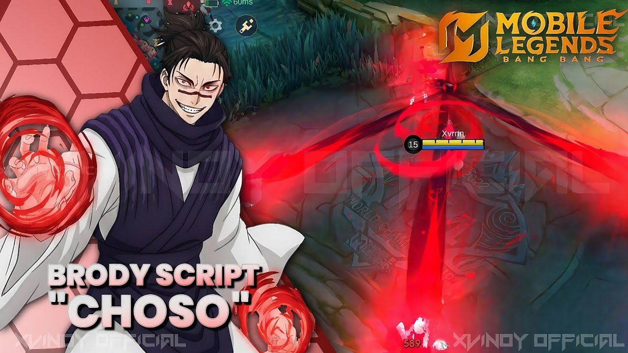 ULTRA SCRIPT!! BRODY as CHOSO JUJUTSU KAISEN [ 3D MODEL ] | FULL EFFECT | 3 REPLACE [ MPL ON ]