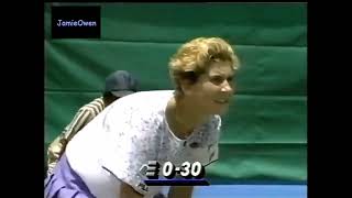 Monica Seles vs Jennifer Capriati 1991 San Diego Final Highlights