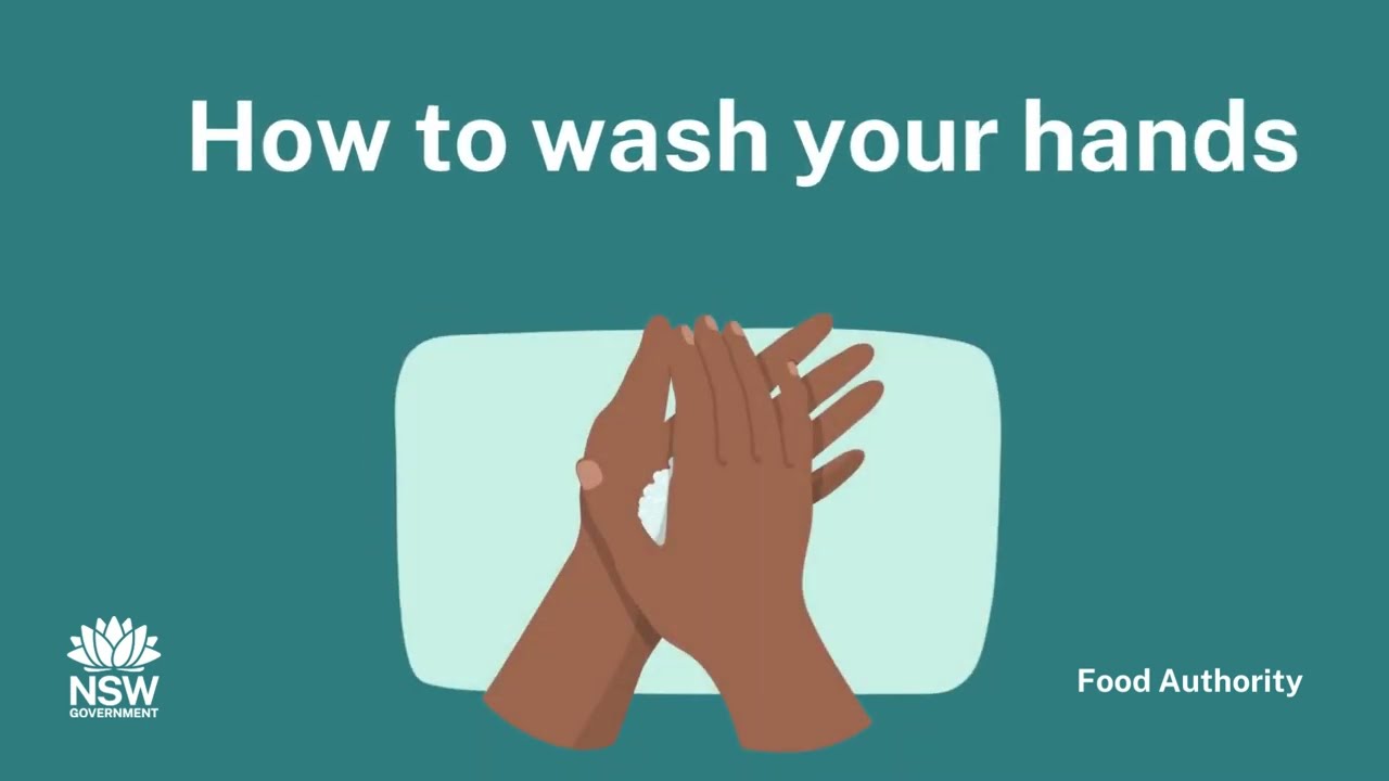 How to wash your hands properly