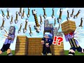 矢の雨が降ってくる世界で家を作れ!!【マインクラフト】