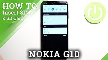 How to Insert SIM & SD Cards on NOKIA G10 – SIM & SD Cards Installation