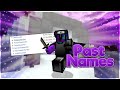 My Past USERNAMES | solo bedwars commentary