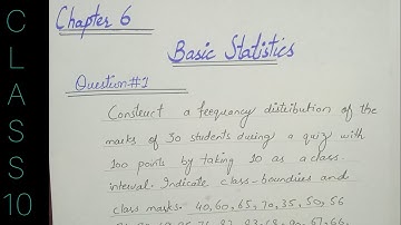 Basic statistics || Chapter # 6 || Exercise 6.1 Question # 1 and 2#Amina Awan