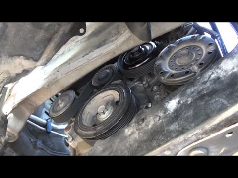 2007-2013 Toyota Corolla How to replace drive belt or serpentine belt Αλλαγή ιμάντα τροχαλιών