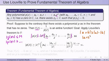 Week5Lecture5: Consequences of Cauchy