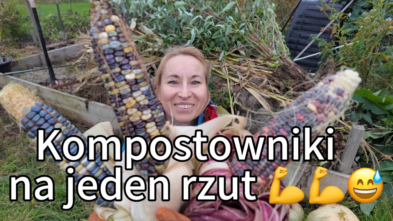 Kompostowniki na jeden rzut - jak się nie wykończyć w ogrodzie? 😅