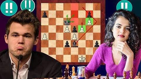 Magnus Carlsen vs Tania Sachdev Chess Game : 16