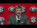 WATCH: Kirby Smart on Bulldogs' schedule, Auburn rivalry, Georgia-Florida game location and more