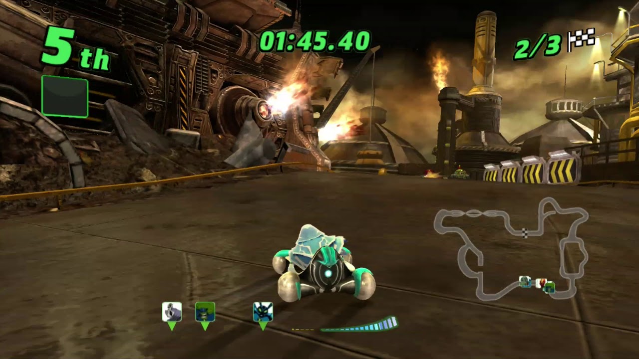 [Xbox 360] Ben 10: Galactic Racing - Short Circuit: Random #005 Hard - AmpFibian